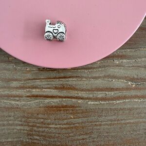 Pandora Silver Baby Carriage Charm